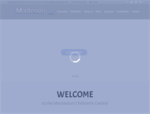 Tablet Screenshot of montessorichildren.net